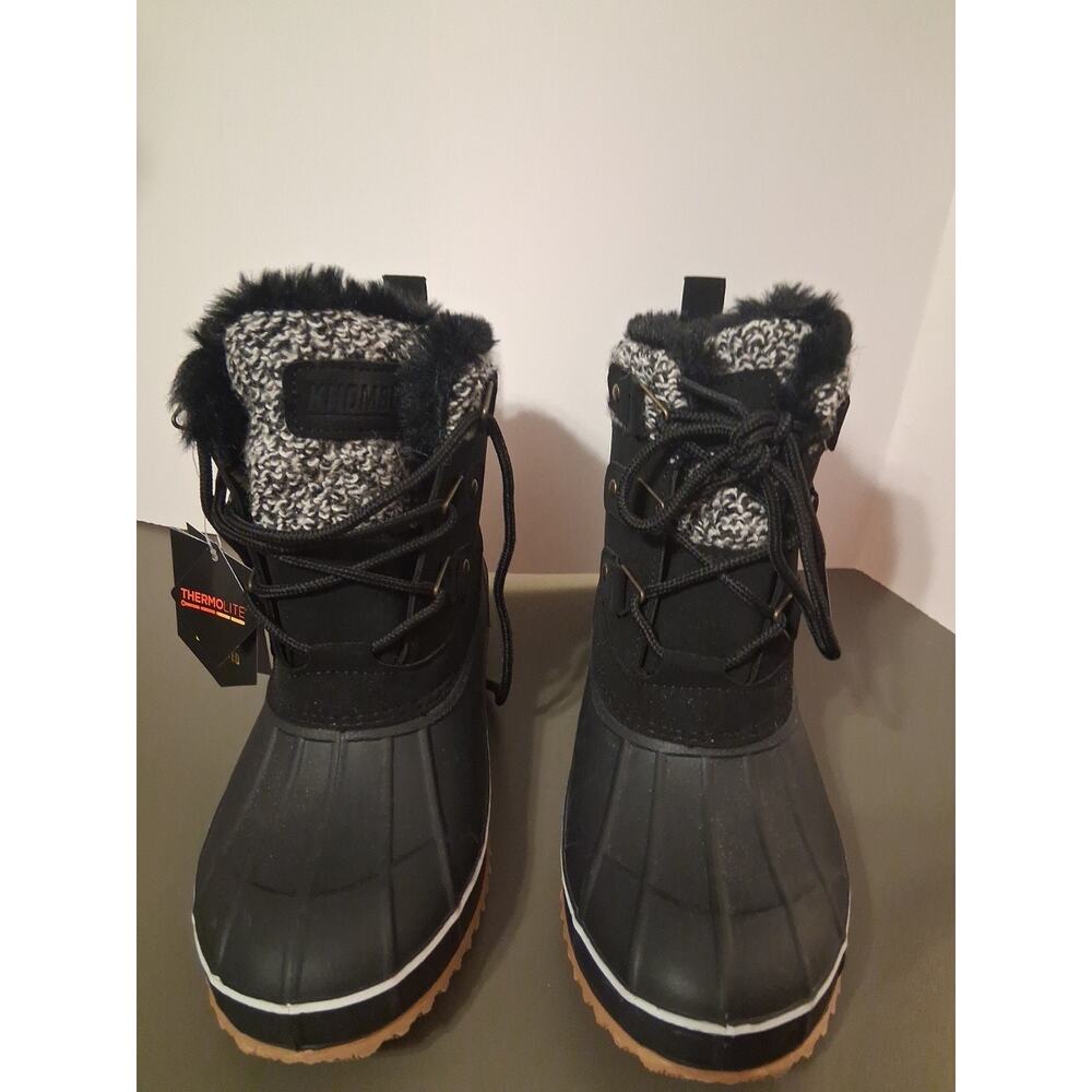 NEW KHOMBU Women's Keri Faux Fur-Lined Duck Boots (Size 8) - Picture 2 of 9